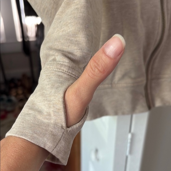 Pact Wheat Heather Perfectly Lightweight Zip Hoodie - Picture 6 of 16